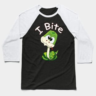 Snake with Badass face Baseball T-Shirt